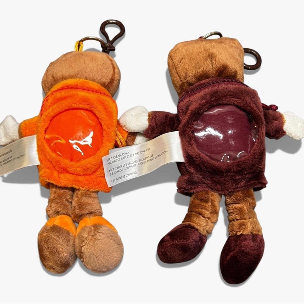 Set of plush toys Reese's & Hershey's characters, Key Ring / Coin Holder (8”) - Picture 2 of 7